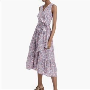 New J.Crew Liberty of London floral print midi dress NWT
